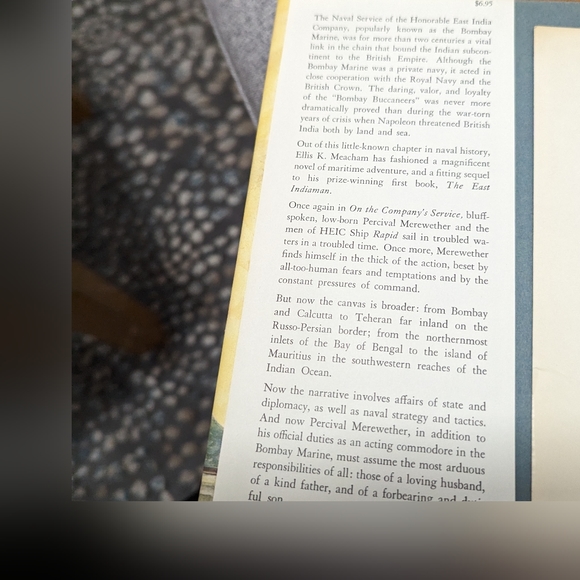 Book. On the Company's Service. Ellis K Meacham. First Edition. 1971.. - Picture 10 of 10